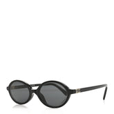 Acetate Oval Regard Sunglasses SMU04Z Black