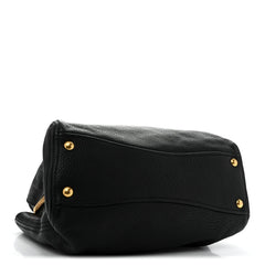 Vitello Daino Caribu Tote Black
