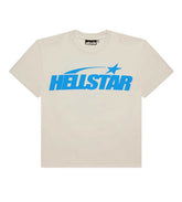 Hellstar Classic Logo Gel Tee Cream/Blue