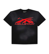 Hellstar Sports Logo Gel Tee Black/Red