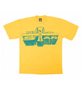 Hellstar Studios Jesus Emblem Tee Yellow Gold