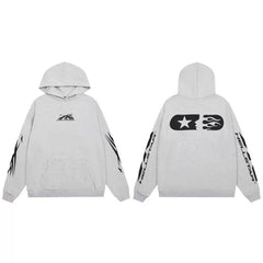Hellstar American High Street Retro Loose Water Washed Vintage Men's and Women's VTG Hoodies Hoodies Hoodies Ins (7)