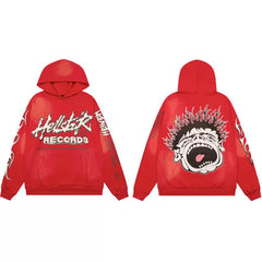 Hellstar American High Street Retro Loose Water Washed Vintage Men's and Women's VTG Hoodies Hoodies Hoodies Ins (36)