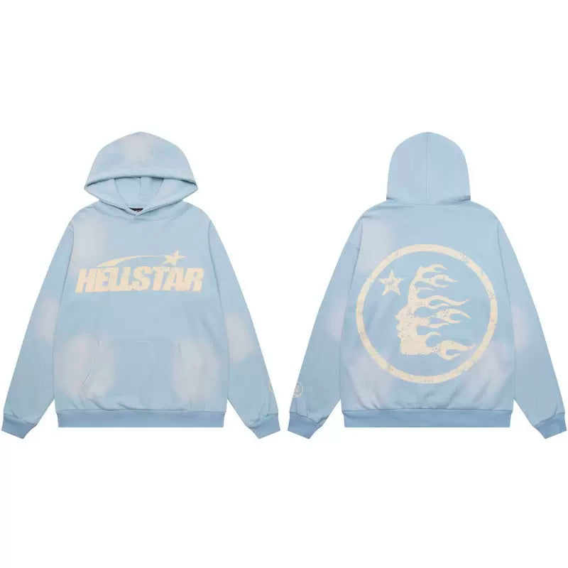 Hellstar American High Street Retro Loose Water Washed Vintage Men's and Women's VTG Hoodies Hoodies Hoodies Ins (1)