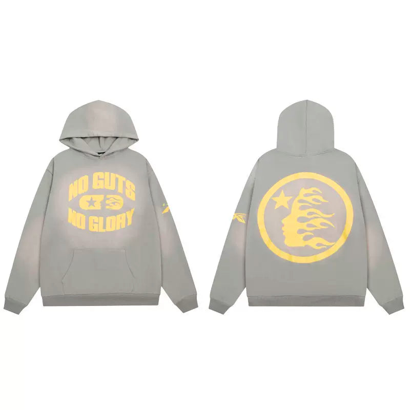 Hellstar American High Street Retro Loose Water Washed Vintage Men's and Women's VTG Hoodies Hoodies Hoodies Ins (10)