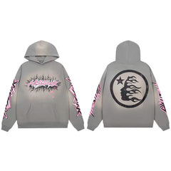 Hellstar American High Street Retro Loose Water Washed Vintage Men's and Women's VTG Hoodies Hoodies Hoodies Ins (15)