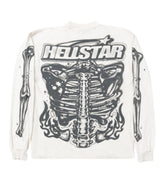 Hellstar Airbrush Bones L/S Tee White