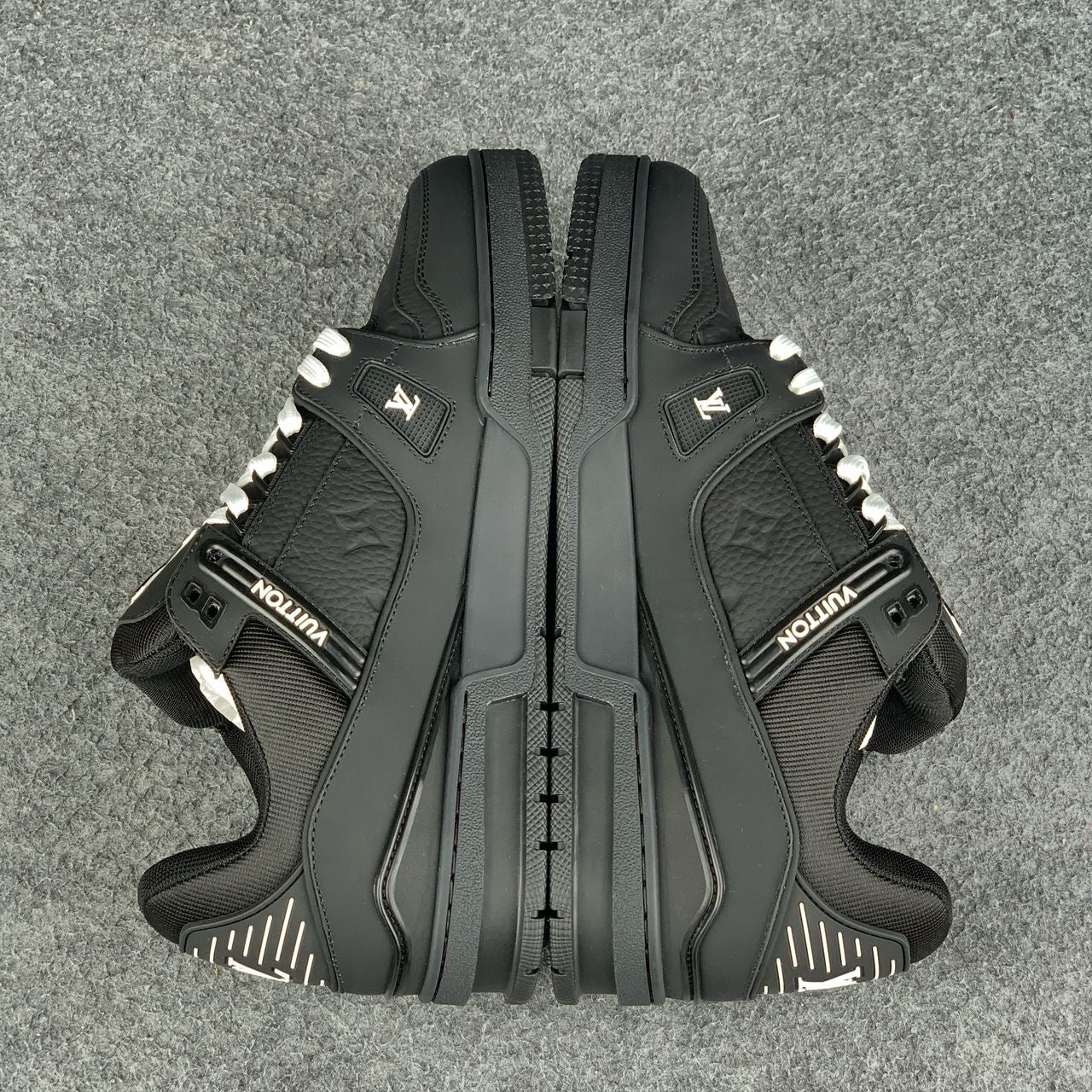 LV Trainer 'Embossed Monogram Black'