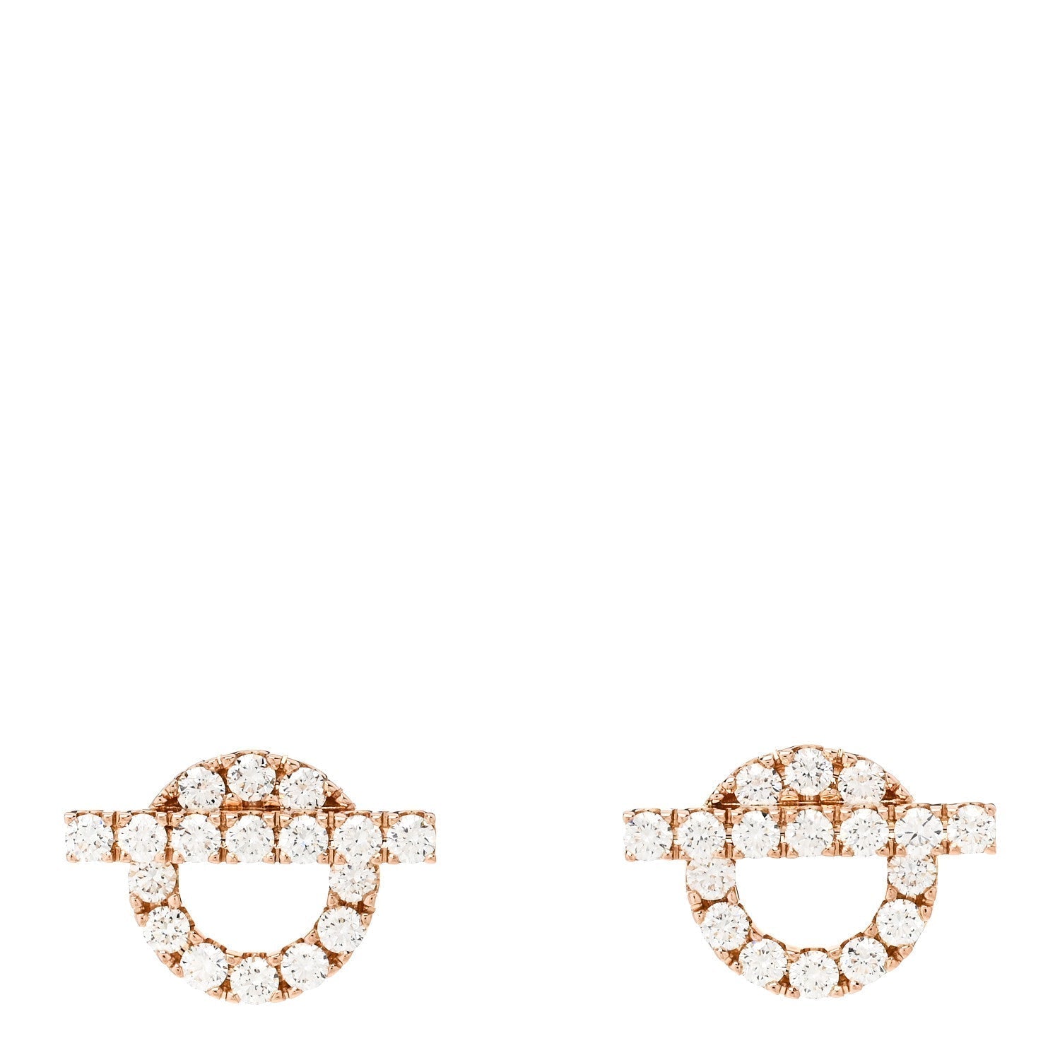 18K Rose Gold Diamond Finesse Earrings