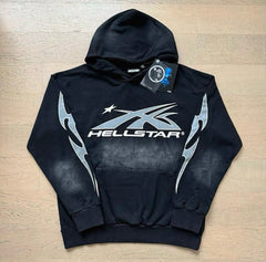 Hellstar Sport Logo Hoodie Black