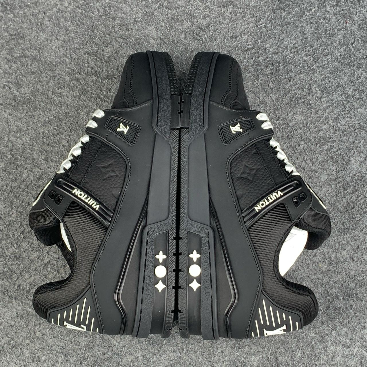 LV Trainer 'Embossed Monogram Black'