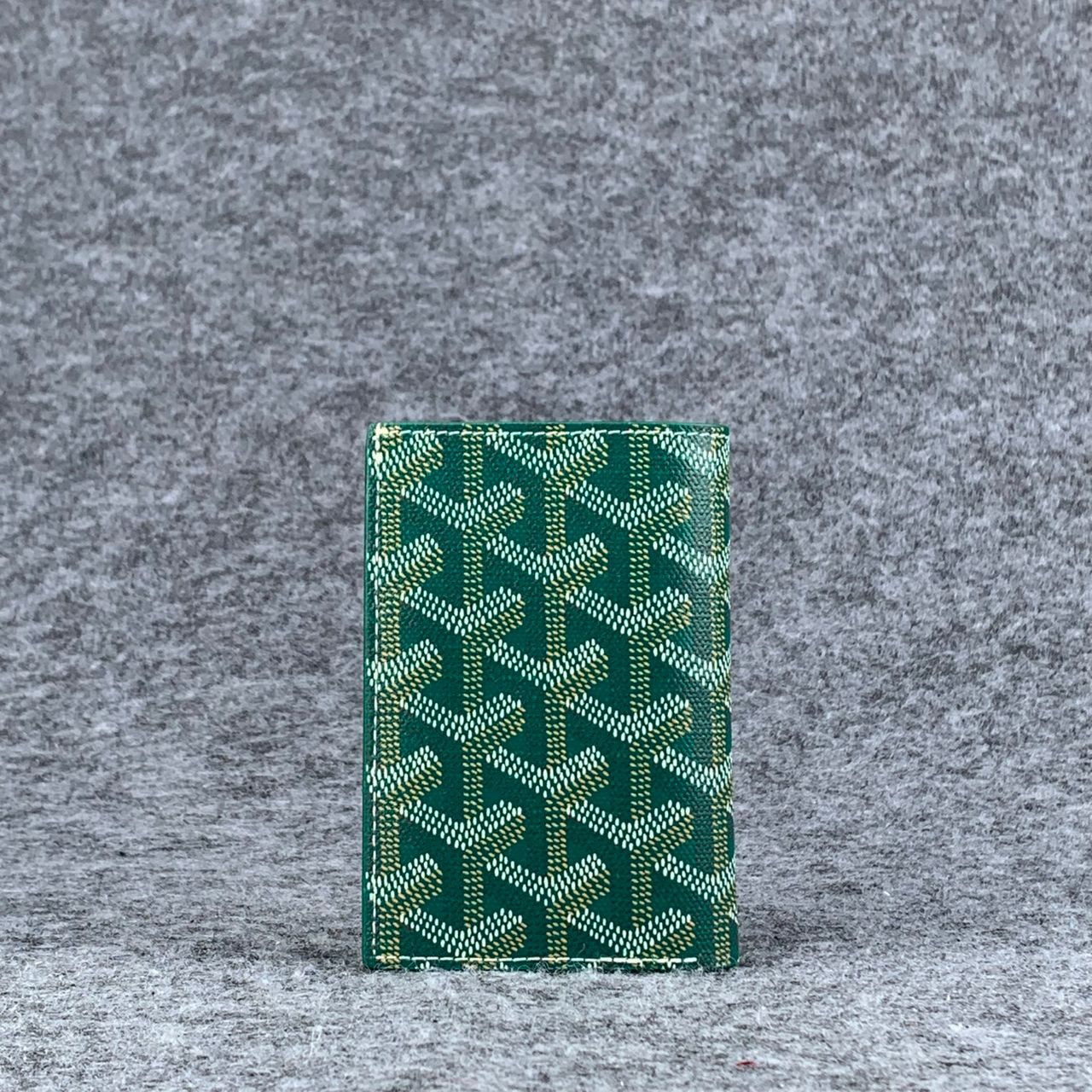 Goyard Canvas Saint Marc Card Wallet 'Green'