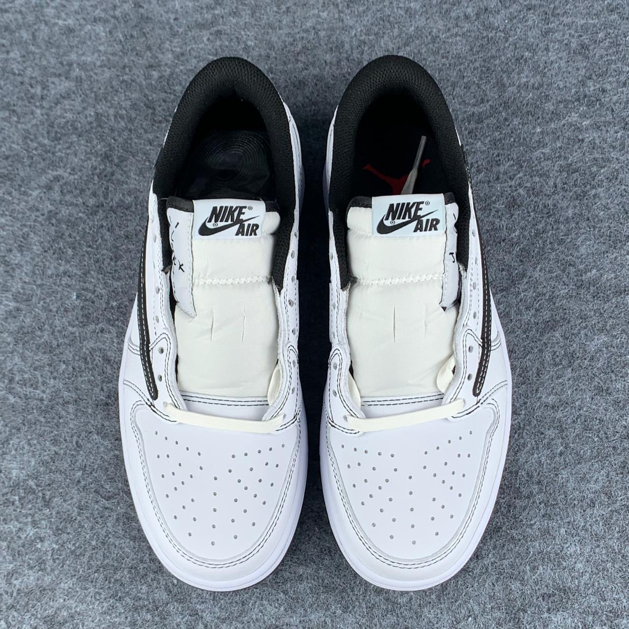 Custom Travis Scott x Air Jordan 1 Low “Phantom Stitch”