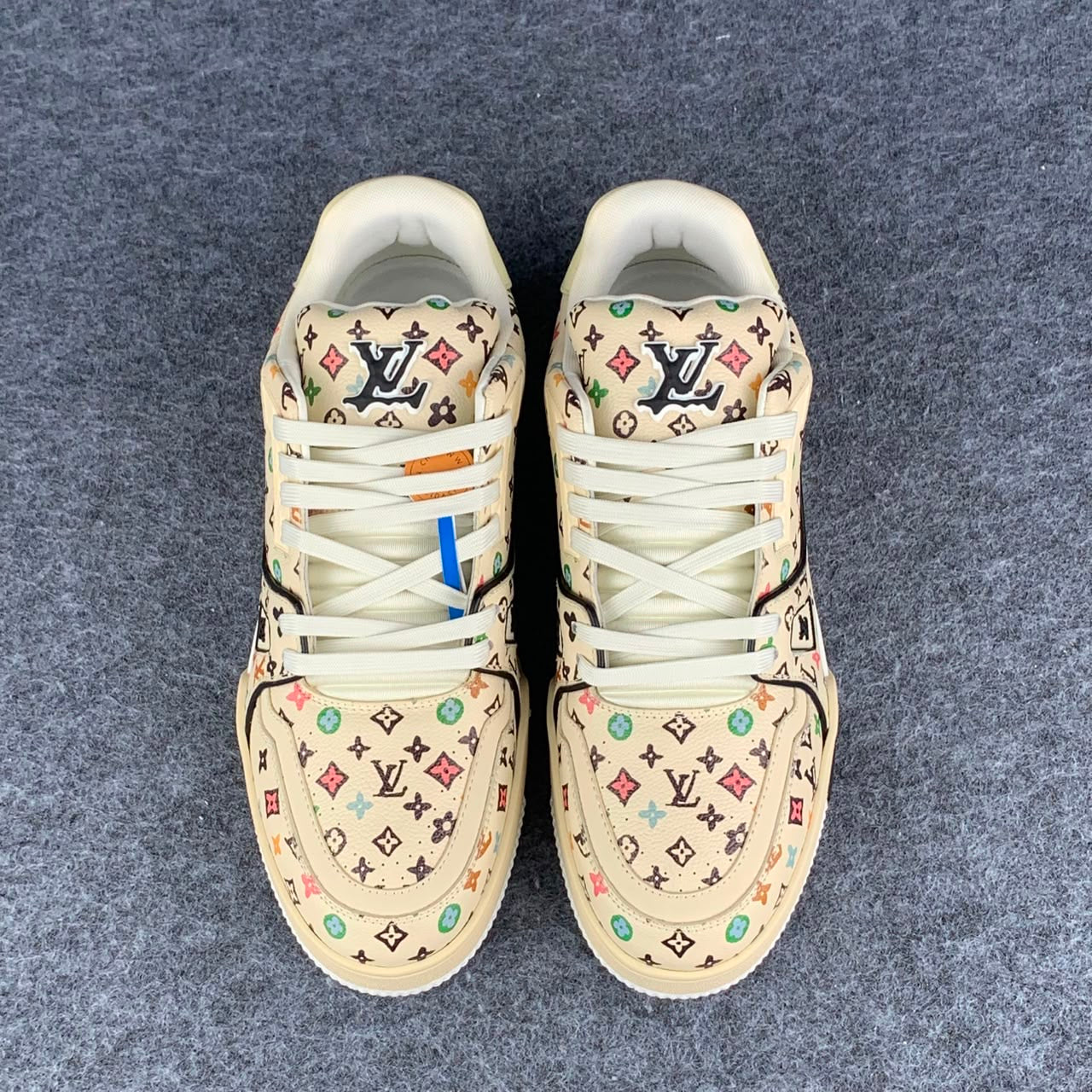Tyler, the Creator x Louis Vuitton Trainer 'Beige Multi-Color Monogram'