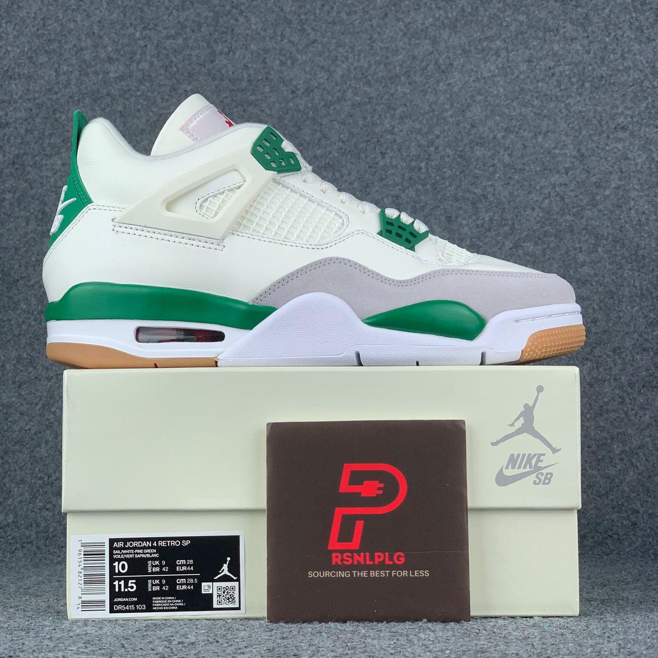 Nike SB x Air Jordan 4 Retro SP 'Pine Green'