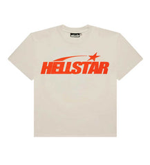 Hellstar Classic Logo Gel Tee Cream/Orange