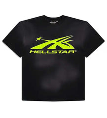 Hellstar Sport Logo Gel Tee Black/Green