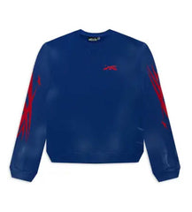 Hellstar Sports Gel Crewneck Blue