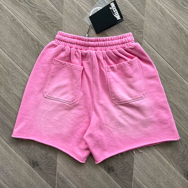 Hellstar Studios shorts ins, same European and American style casual sports men's and women's wash shorts (2)