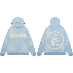 Hellstar American High Street Retro Loose Water Washed Vintage Men's and Women's VTG Hoodies Hoodies Hoodies Ins (1)