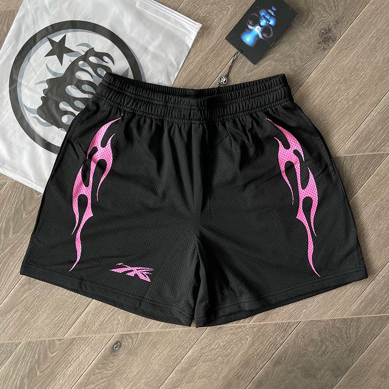 Hellstar Studios Sample Mesh Shorts Mesh Casual Sports Shorts European and American High Street (3)