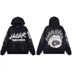 Hellstar American High Street Retro Loose Water Washed Vintage Men's and Women's VTG Hoodies Hoodies Hoodies Ins (37)