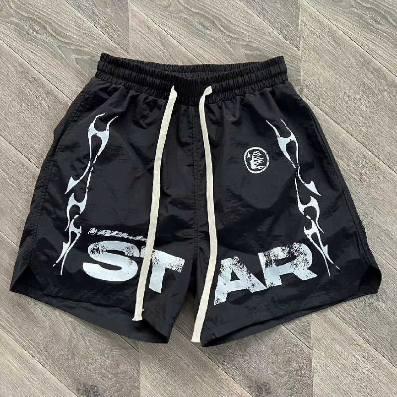 Hellstar Studios Nylon Shorts in the same European and American fashion brand casual sports shorts (2)