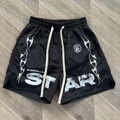Hellstar Studios Nylon Shorts in the same European and American fashion brand casual sports shorts (2)