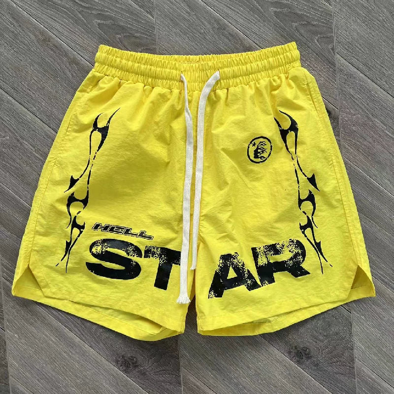 Hellstar Studios Nylon Shorts in the same European and American fashion brand casual sports shorts (1)