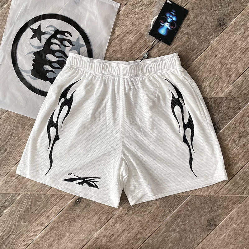 Hellstar Studios Sample Mesh Shorts Mesh Casual Sports Shorts European and American High Street (4)