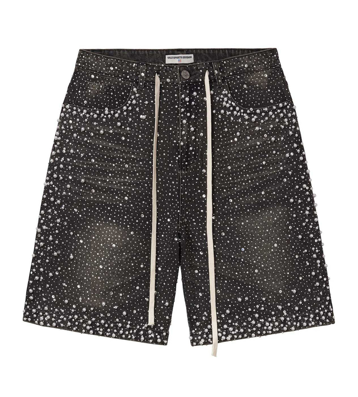 Vale Forever Rainstorm Jorts Black