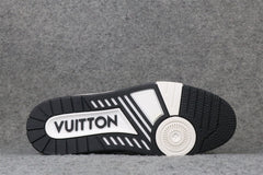 LV Trainer Low 'Velcro Strap - Black Monogram Denim'