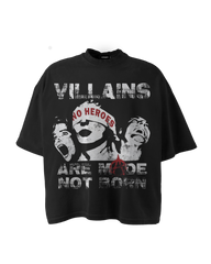 'NO HEROES' GRAPHIC TEE